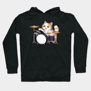 Drummer Cat Hoodie